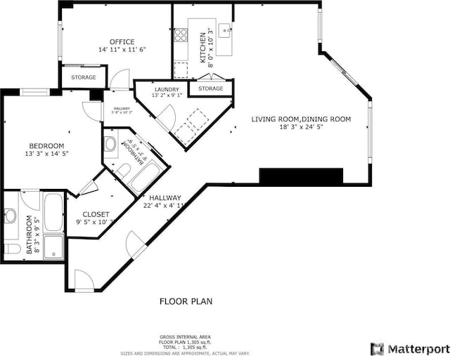11011 NE 12th St Unit 501, Bellevue, WA 98004 - view of floor plan / room layout
