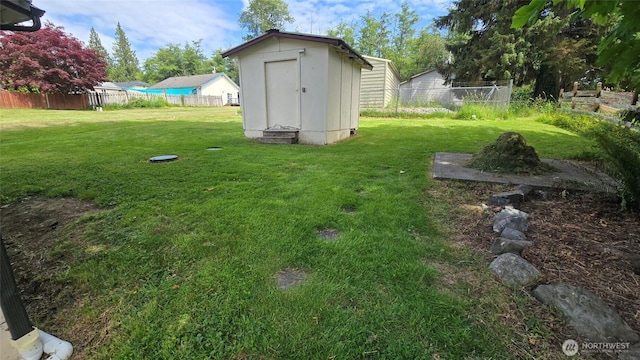 362 Lakeside Dr, Sedro Woolley, WA 98284 - view of yard featuring a storage shed