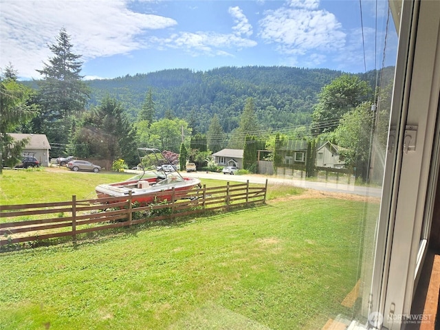 362 Lakeside Dr, Sedro Woolley, WA 98284 - mountain view featuring a heavily wooded area