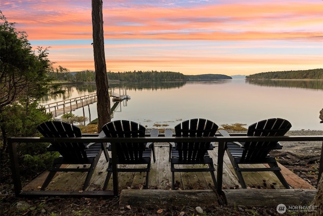 40 Driftwood Shrs, Henry Island, WA 98250 - dock area with a water view