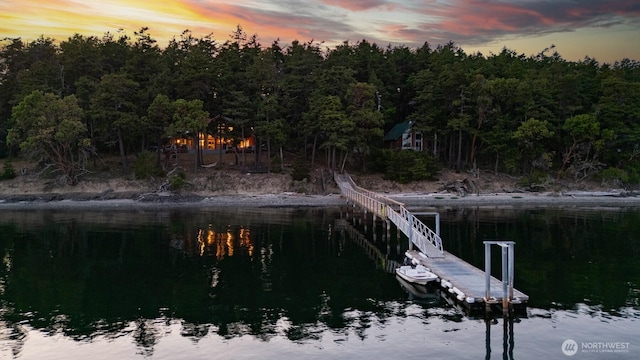 40 Driftwood Shrs, Henry Island, WA 98250 - dock with a water view