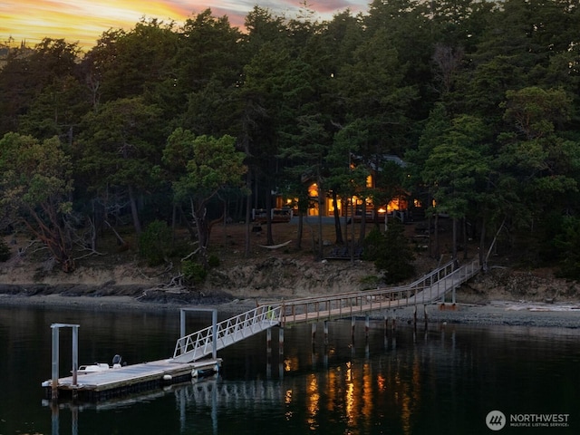 40 Driftwood Shrs, Henry Island, WA 98250 - dock with a water view