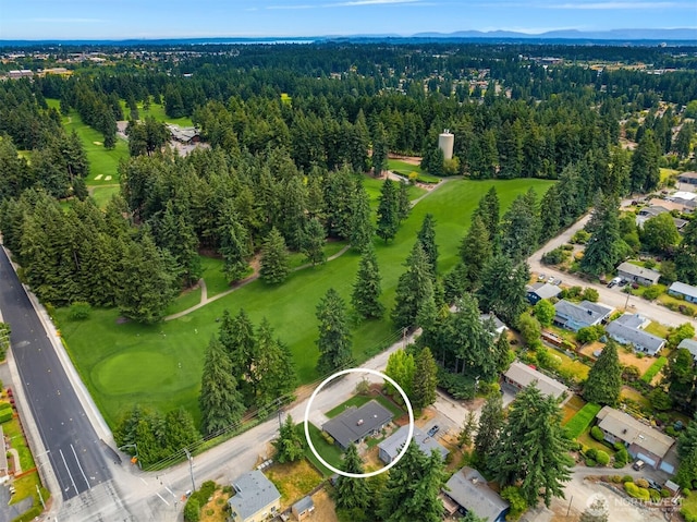 6602 35th St W, University Place, WA 98466 - view of property location with a golf course and a heavily wooded area