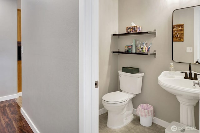 8419 Double Ditch Rd, Lynden, WA 98264 - bathroom featuring toilet and wood finished floors