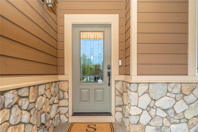21230 SE 258th Pl, Maple Valley, WA 98038 - property entrance featuring stone siding