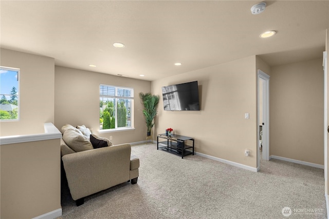 21230 SE 258th Pl, Maple Valley, WA 98038 - living room with recessed lighting and carpet floors