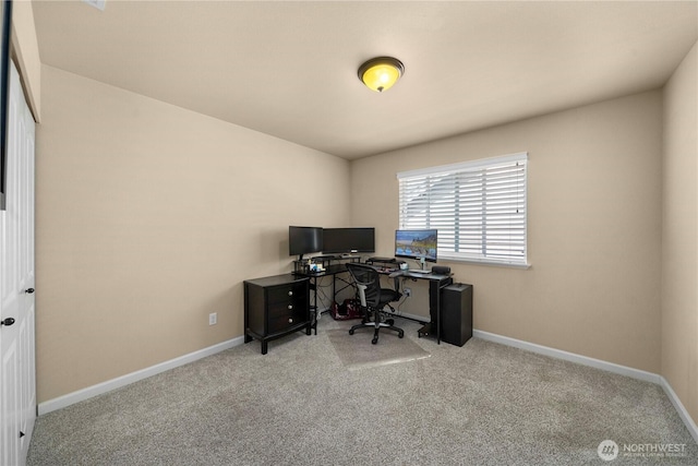 21230 SE 258th Pl, Maple Valley, WA 98038 - office area with carpet flooring and baseboards