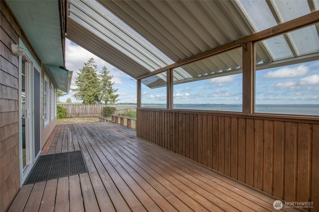 249 Burrows Rd, Hoquiam, WA 98550 - wooden deck with a water view