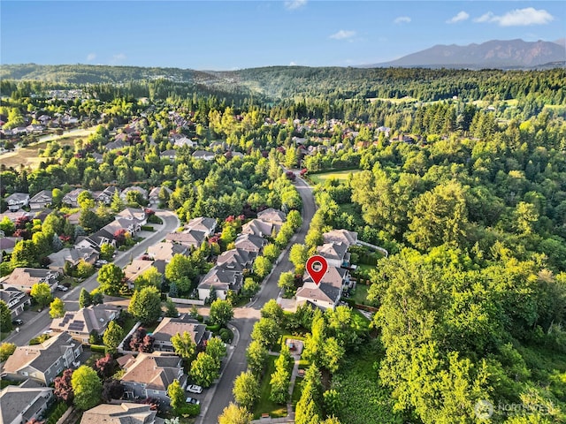 2848 278th Ave SE, Sammamish, WA 98075 - view of property location with nearby suburban area and a mountainous background