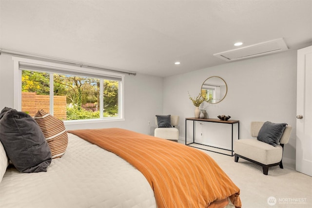 2441 NE 182nd St, Shoreline, WA 98155 - bedroom featuring light colored carpet and recessed lighting