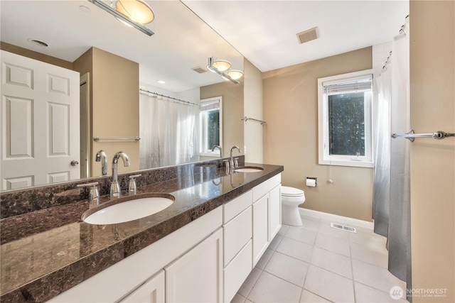14329 SE 84th Ct, Newcastle, WA 98059 - full bath featuring double vanity and tile patterned floors