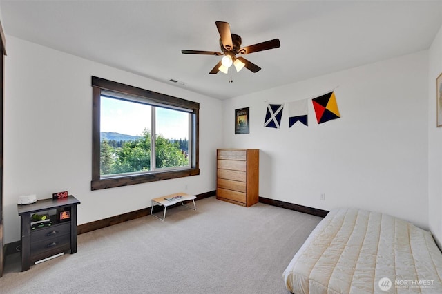 17325 Topaz Loop SE, Yelm, WA 98597 - bedroom featuring carpet flooring and a ceiling fan