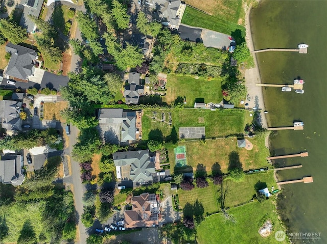 17325 Topaz Loop SE, Yelm, WA 98597 - aerial view of property and surrounding area with nearby suburban area