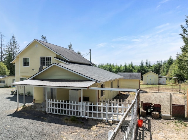 253 Kruger Rd Unit B, Onalaska, WA 98570 - back of property