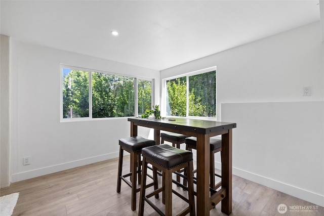 824 SW 301st Pl, Federal Way, WA 98023 - dining space with plenty of natural light, light wood-style floors, and recessed lighting
