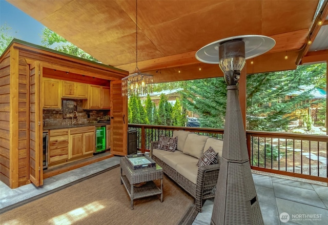 1546 Reservation Rd SE Unit 213, Olympia, WA 98513 - deck with beverage cooler and an outdoor hangout area