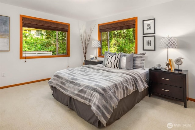 14460 NE 16th Pl, Bellevue, WA 98007 - bedroom with light carpet and baseboards