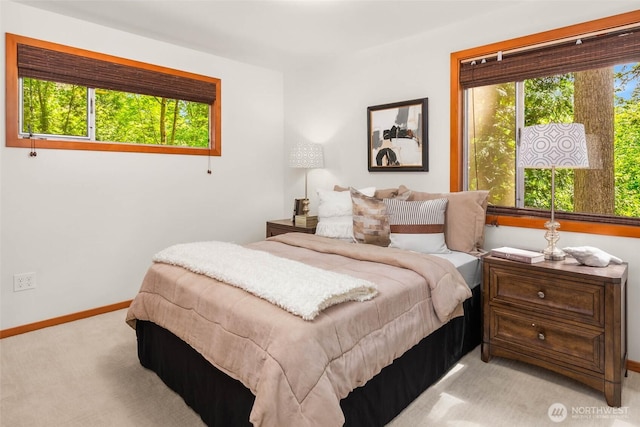 14460 NE 16th Pl, Bellevue, WA 98007 - bedroom with multiple windows and light colored carpet