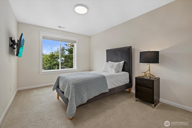 8132 NE 117th Pl, Kirkland, WA 98034 - bedroom featuring baseboards and light colored carpet