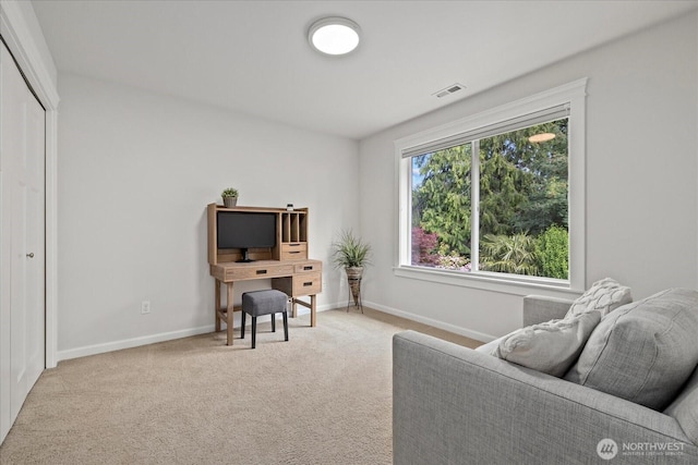 8132 NE 117th Pl, Kirkland, WA 98034 - office area with light colored carpet and baseboards