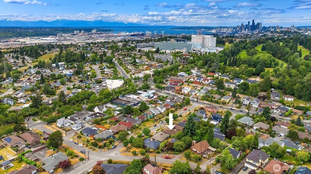 4886 24th Ave S, Seattle, WA 98108 - aerial view of property's location featuring nearby urban area