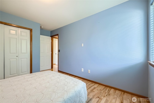 3205 179th Pl SE, Bothell, WA 98012 - bedroom featuring light wood-style flooring and a closet