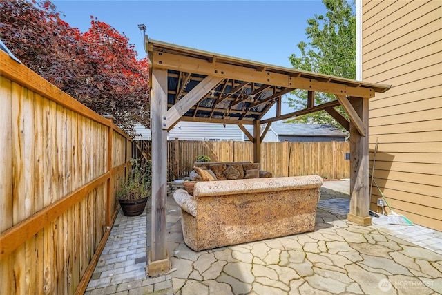 3205 179th Pl SE, Bothell, WA 98012 - fenced backyard featuring a gazebo and a patio