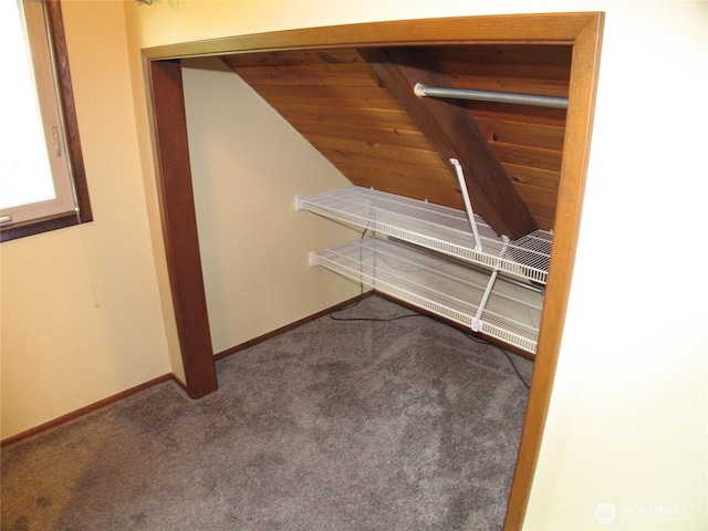 33610 J Pl, Ocean Park, WA 98640 - walk in closet featuring carpet floors and lofted ceiling