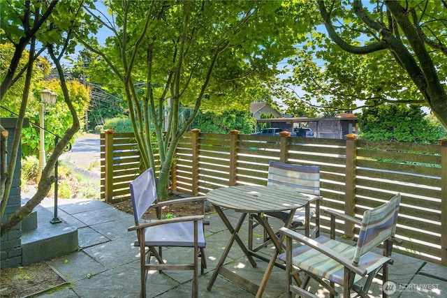 1916 11th Ave W, Seattle, WA 98119 - view of patio / terrace featuring outdoor dining space