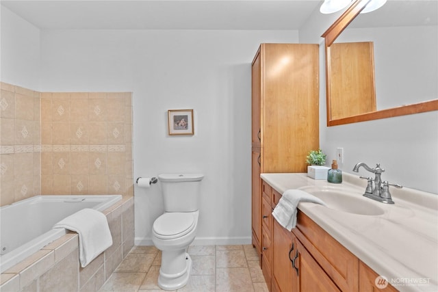 3914 N Gove St, Tacoma, WA 98407 - full bath with a tub with jets and vanity