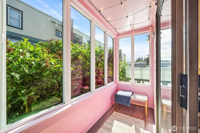9522 1st Ave NE Unit B6, Seattle, WA 98115 - sunroom / solarium featuring wood finished floors and plenty of natural light