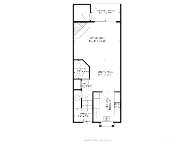9522 1st Ave NE Unit B6, Seattle, WA 98115 - view of floor plan / room layout