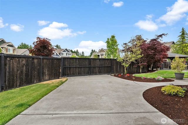 32216 Bruckners Way, Black Diamond, WA 98010 - view of patio / terrace with a residential view and a gate