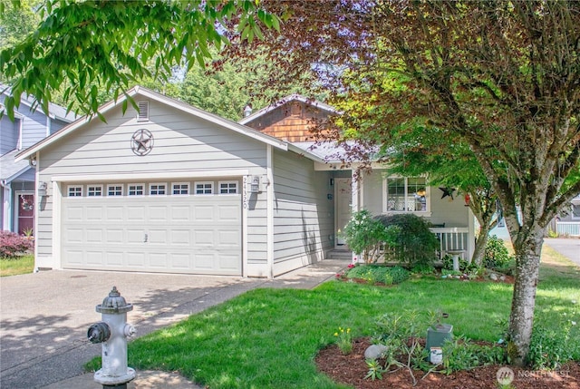 24320 226th Ave SE, Maple Valley, WA 98038 - view of front facade featuring a garage, driveway, and a front lawn