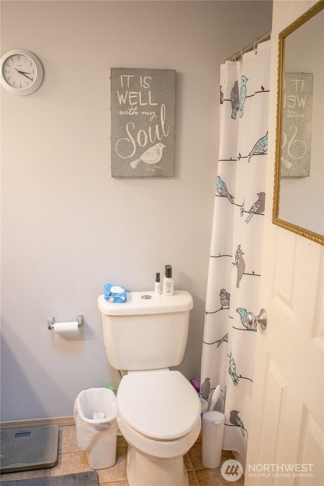 24320 226th Ave SE, Maple Valley, WA 98038 - bathroom with tile patterned flooring and curtained shower