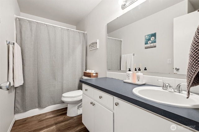 1105 Nunnally Ave NW, Orting, WA 98360 - bathroom featuring vanity and wood finished floors