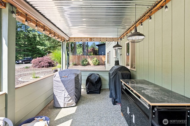 134 Robin Ln, Port Ludlow, WA 98365 - view of patio featuring a grill