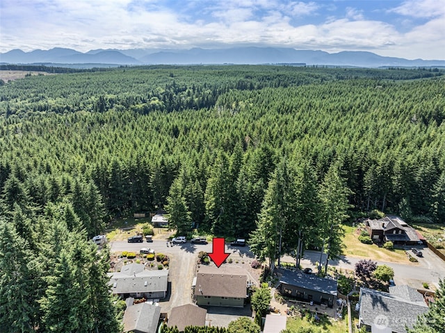 134 Robin Ln, Port Ludlow, WA 98365 - view of property location with a forest and mountains