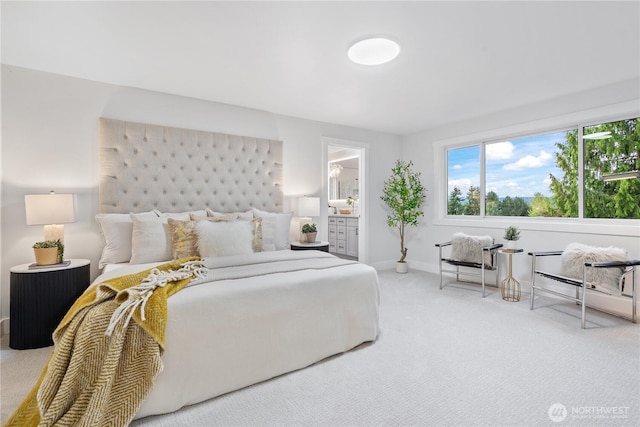 3696 169th Ave NE, Bellevue, WA 98008 - bedroom featuring carpet flooring and ensuite bath
