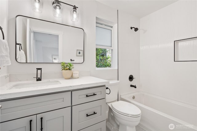 3696 169th Ave NE, Bellevue, WA 98008 - full bathroom with vanity and shower / washtub combination