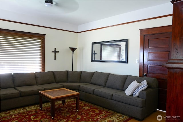 202 E 3rd Ave, Ritzville, WA 99169 - living room with a ceiling fan