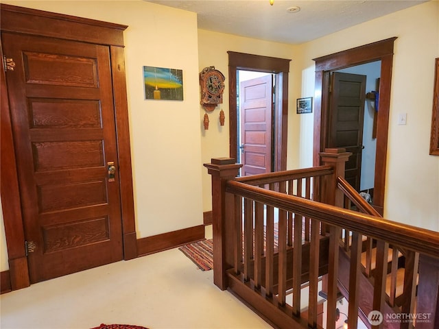 202 E 3rd Ave, Ritzville, WA 99169 - corridor featuring an upstairs landing and carpet flooring