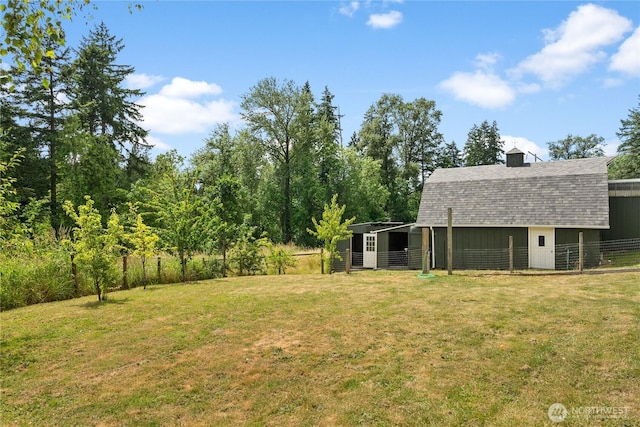 11810 County Line Rd E, Edgewood, WA 98372 - view of yard featuring an outdoor structure