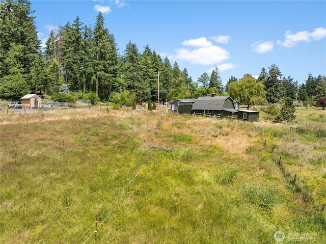 11810 County Line Rd E, Edgewood, WA 98372 - view of yard featuring a wooded view