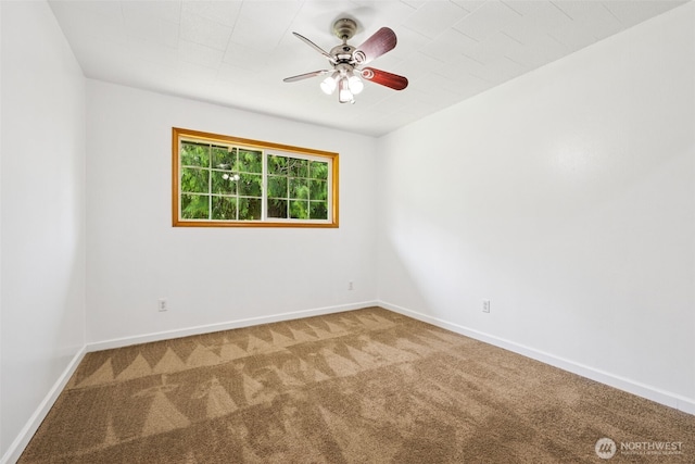 262 Falls Rd, Randle, WA 98377 - spare room featuring carpet flooring and ceiling fan