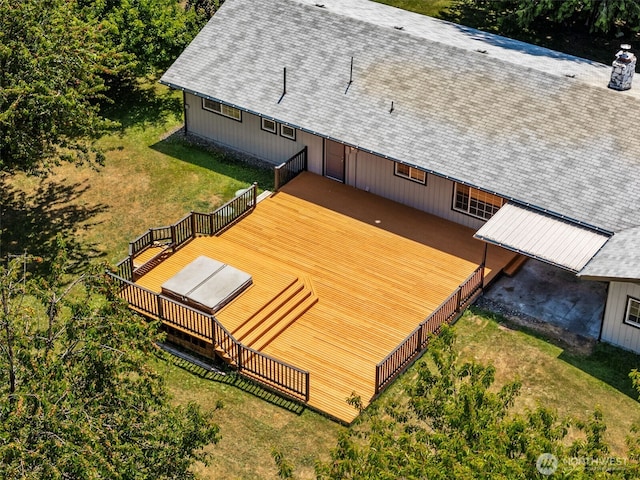 262 Falls Rd, Randle, WA 98377 - view from above of property
