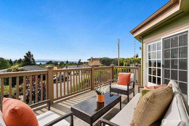 12238 9th Ave NW, Seattle, WA 98177 - balcony featuring an outdoor living space