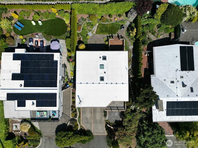 12238 9th Ave NW, Seattle, WA 98177 - aerial view of property and surrounding area