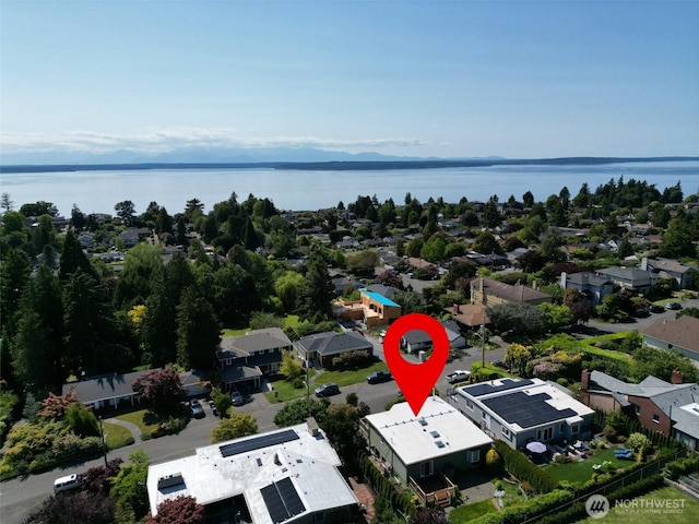 12238 9th Ave NW, Seattle, WA 98177 - drone / aerial view of a large body of water