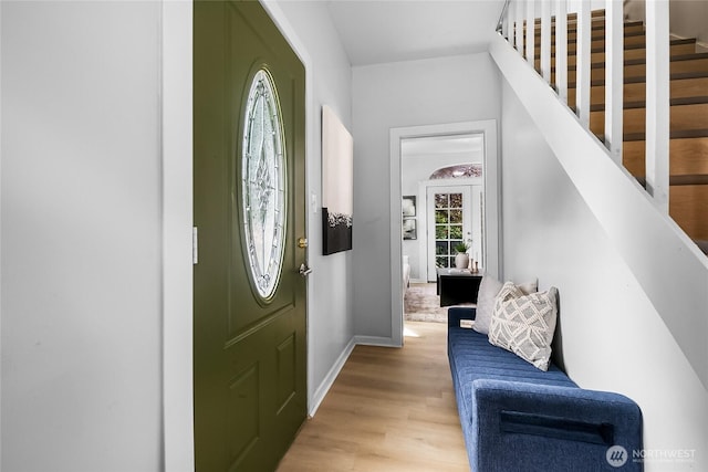 1103 E 59th St, Tacoma, WA 98404 - entrance foyer with light wood-style flooring and stairs
